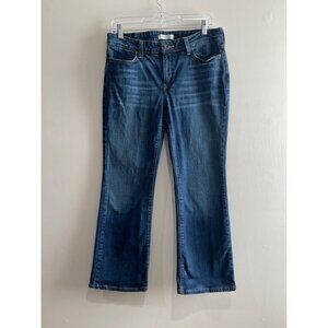 Levi's 515 Boot Cut Jeans Womens 12M Flap Pockets Dark Wash